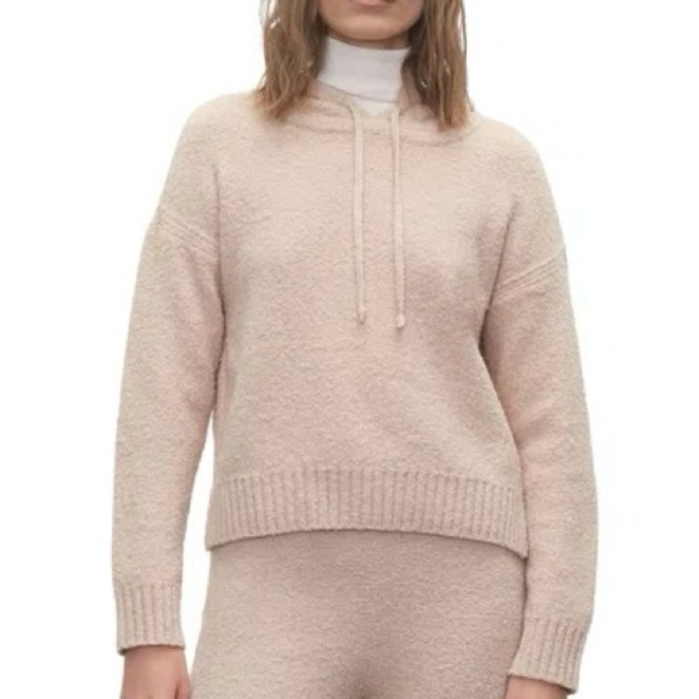 Club Monaco Boucle Wool Blend Hoodie Size Small